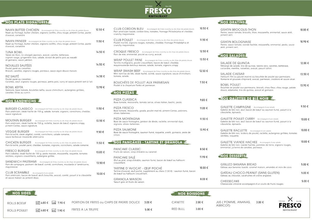 Fresco - Menu Image 3